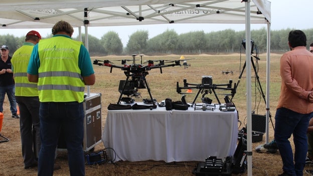 En Utrera se han podido contemplar algunos de los más importantes adelantos en el mundo de los drones