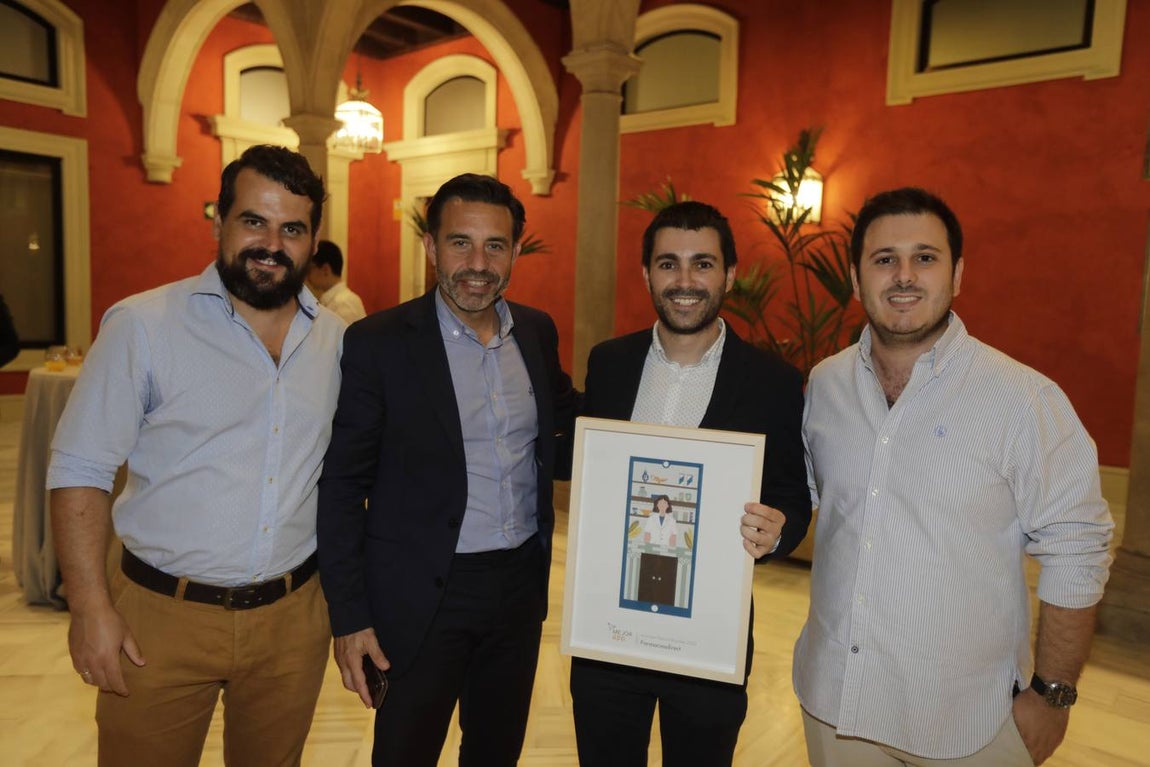 Pablo Romero, Miguel Cortés, Esteban Cerezo y Francisco José Díaz