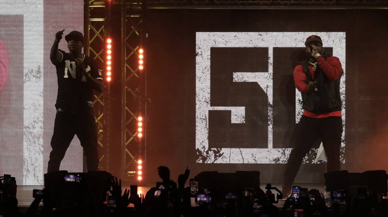 En imágenes, el único concierto de 50 Cent en España