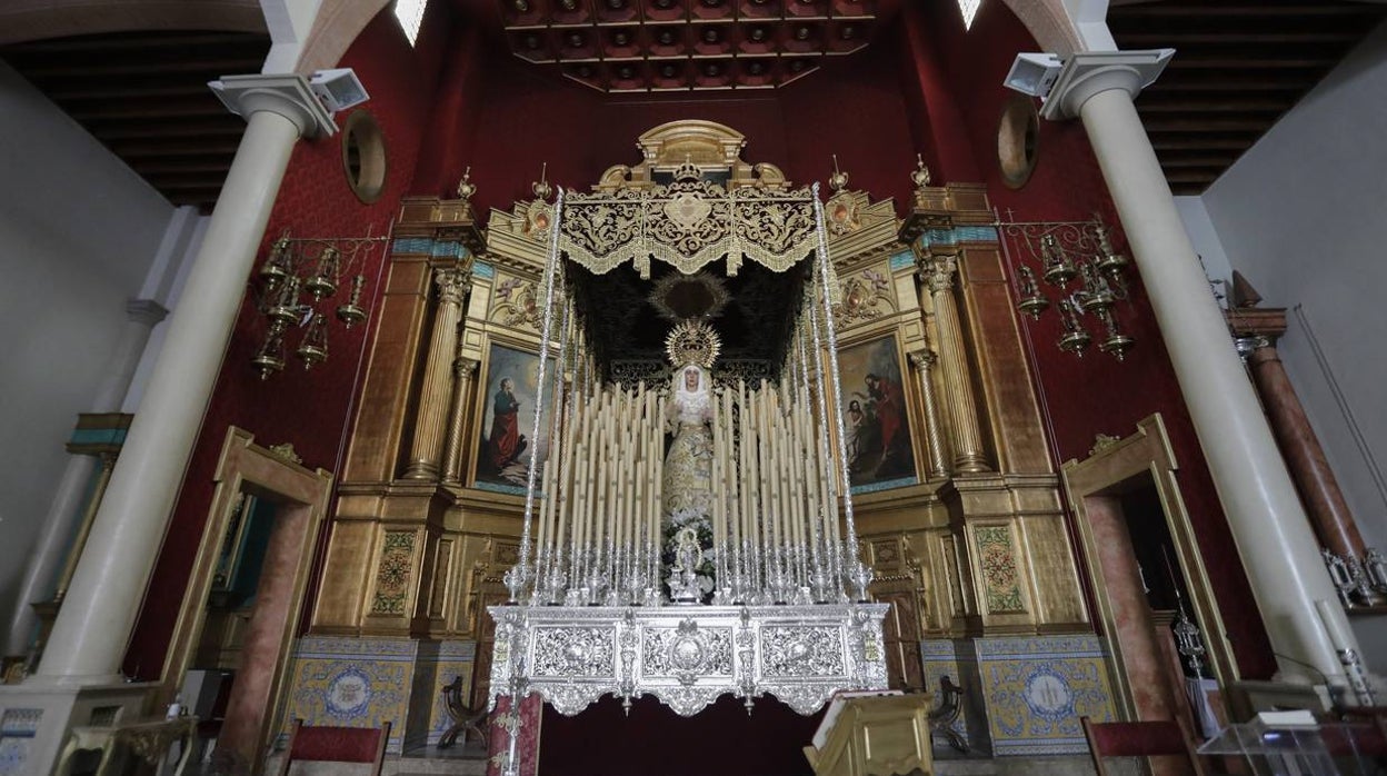 El Cerro del Águila se engalana para agasajar a la Virgen de los Dolores