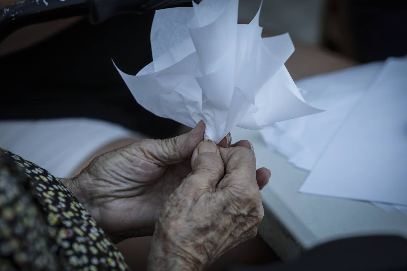 El barrio sevillano del Cerro del Águila se prepara para la salida extraordinaria de la Virgen de los Dolores