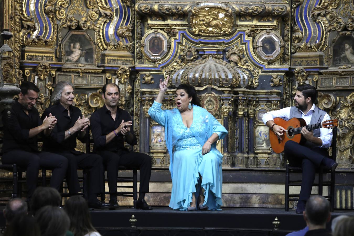 Actuación de 'La Macanita' en la iglesia de San Luis de los Franceses