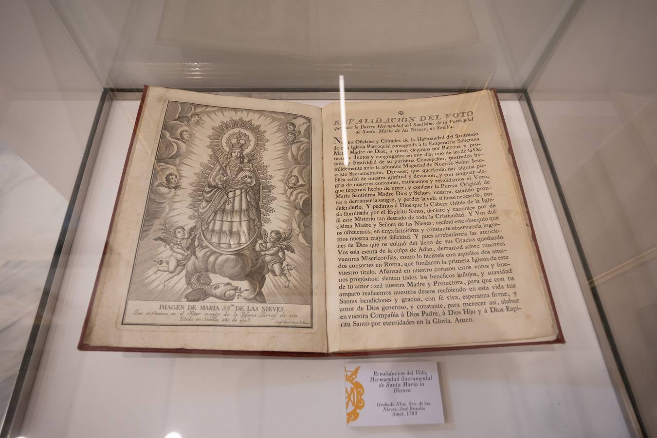Nueva sala expositiva de la iglesia de Santa María la Blanca de Sevilla, recién inaugurada 