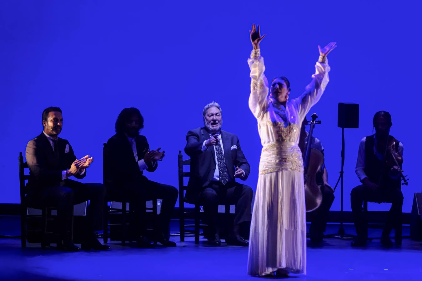 Un momento del espectáculo de Manuela Carrasco en el Teatro de la Maestranza