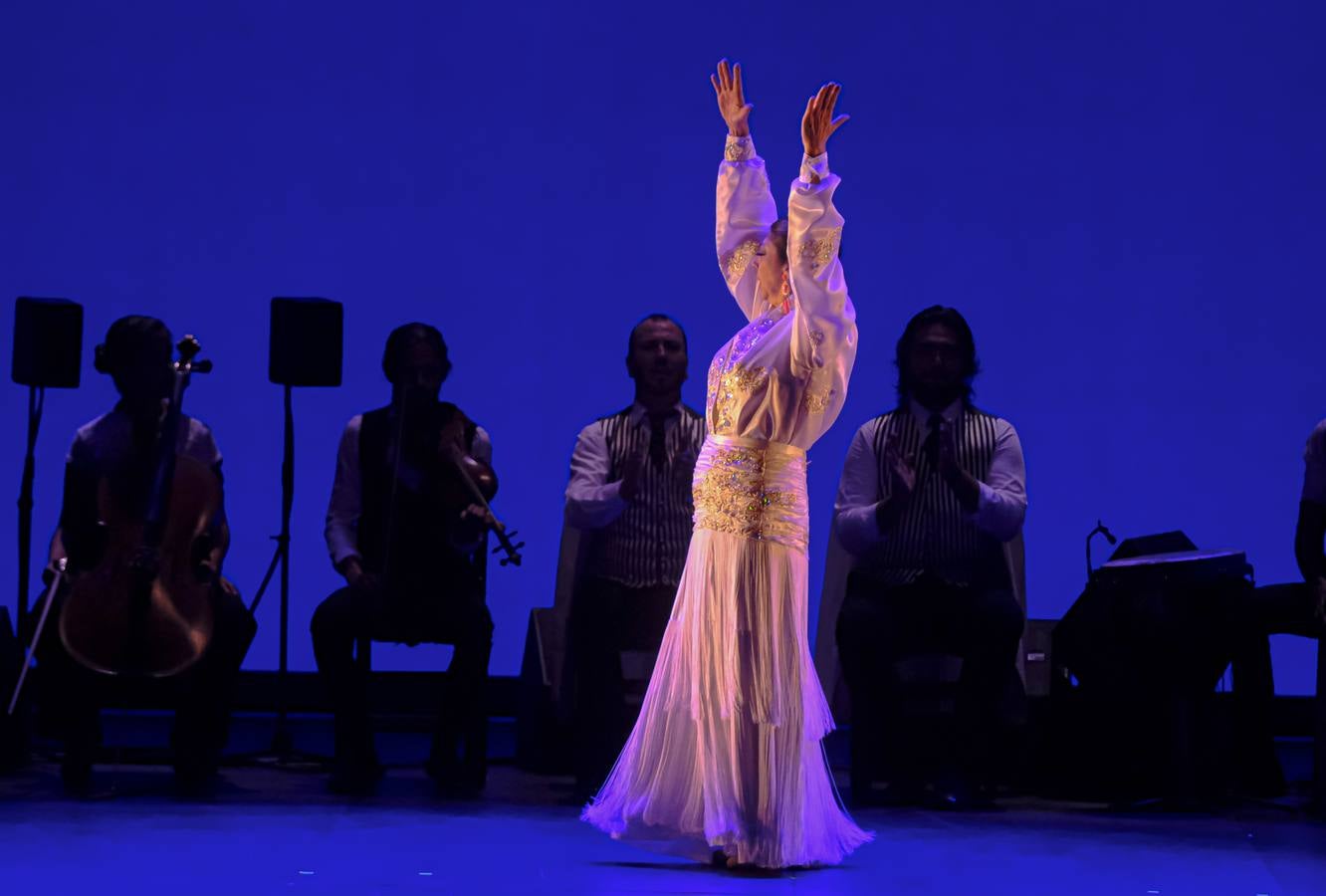 Un momento del espectáculo de Manuela Carrasco en el Teatro de la Maestranza