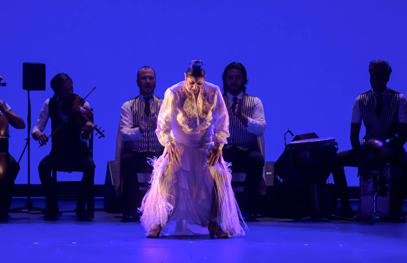 Un momento del espectáculo de Manuela Carrasco en el Teatro de la Maestranza