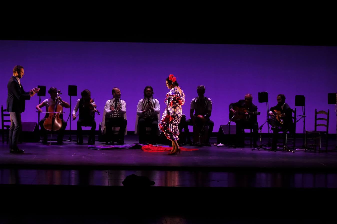 Un momento del espectáculo de Manuela Carrasco en el Teatro de la Maestranza