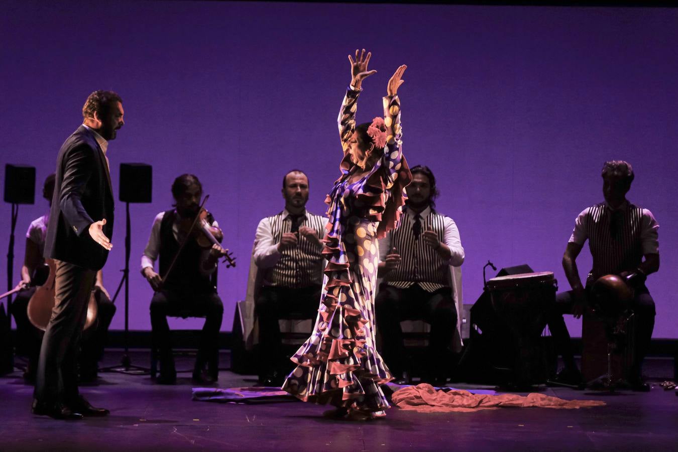 Un momento del espectáculo de Manuela Carrasco en el Teatro de la Maestranza