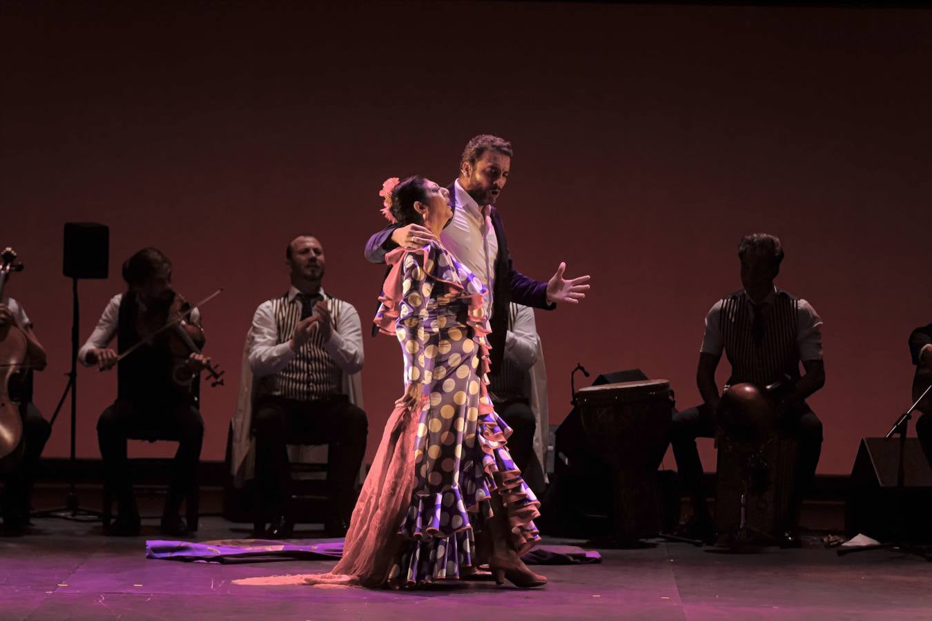 Un momento del espectáculo de Manuela Carrasco en el Teatro de la Maestranza