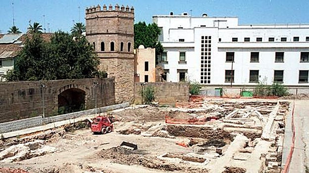 Los restos arqueológicos encontrados en las excavaciones de 2002