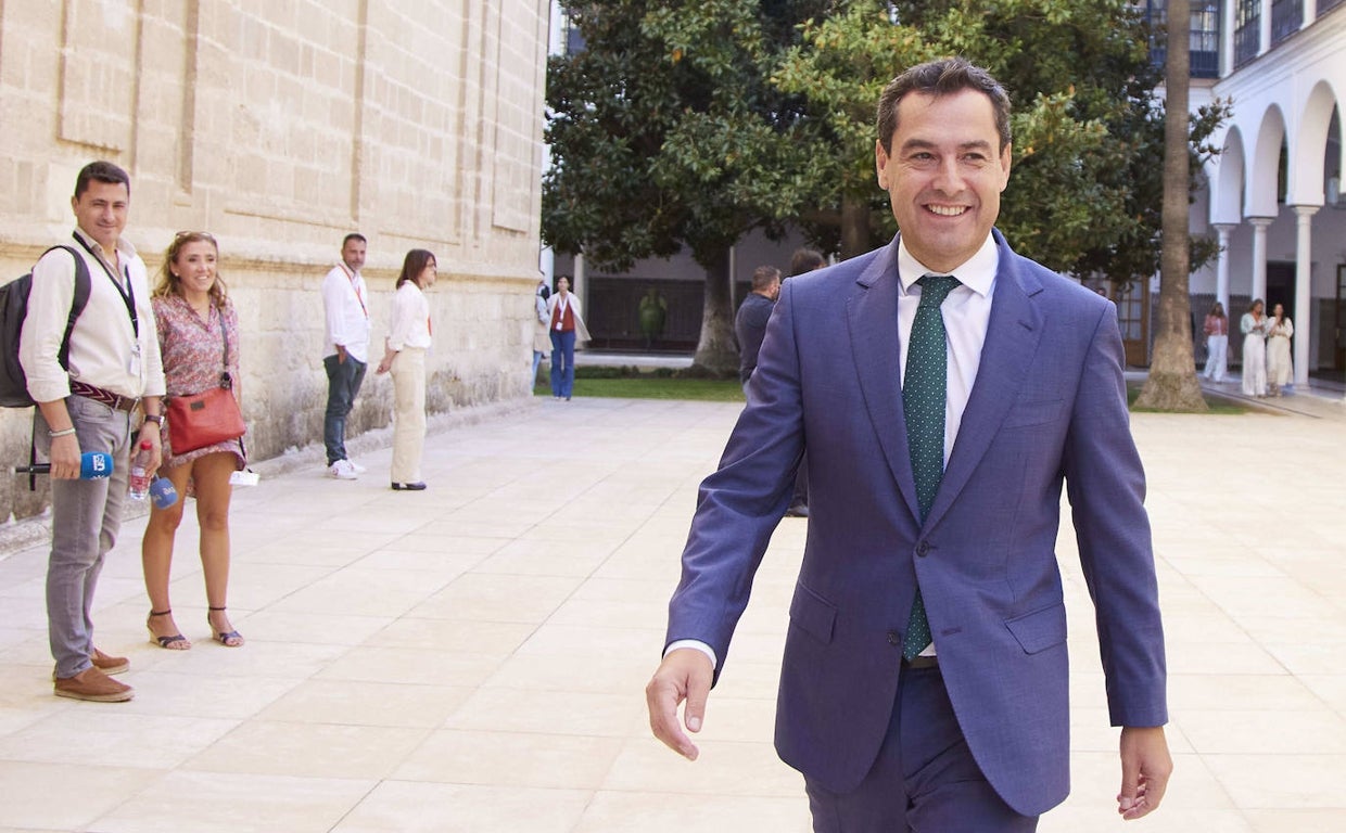 Juanma Moreno, presidente de la Junta de Andalucía