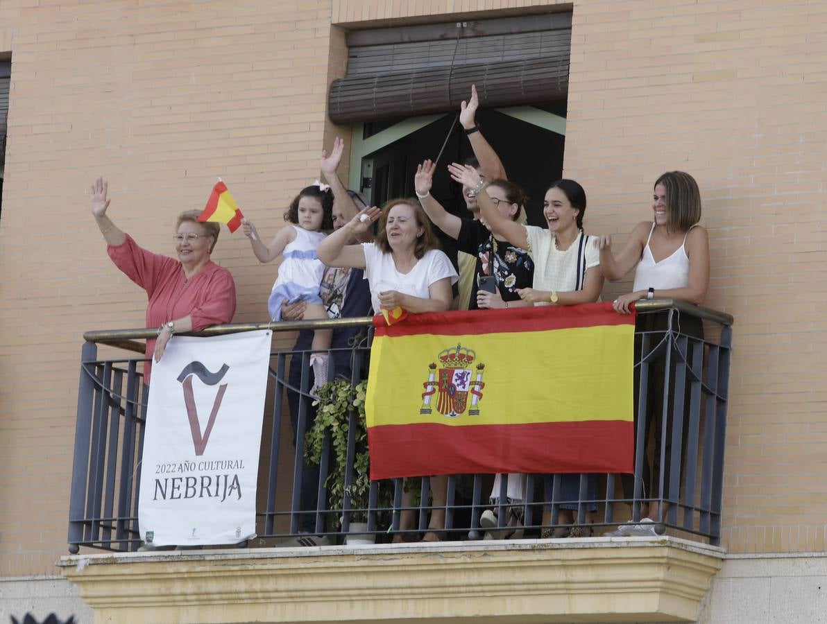 Los vecinos de Lebrija se volcaron con el Rey Felipe VI