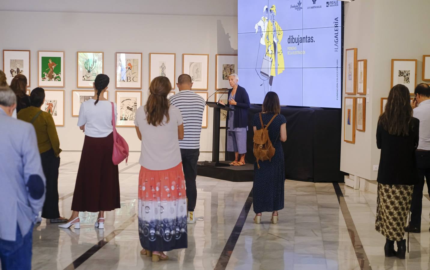 Exposición 'Dibujantas. Pioneras de la ilustración' en la Galería de ABC en Sevilla