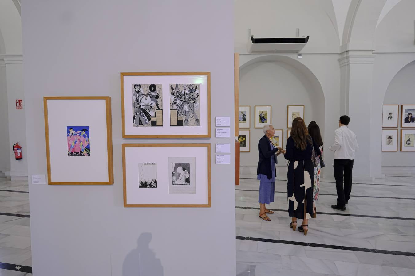 Exposición 'Dibujantas. Pioneras de la ilustración' en la Galería de ABC en Sevilla