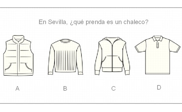 Lo que para todos los demás es un jersey, o un suéter, para los sevillanos es un chaleco
