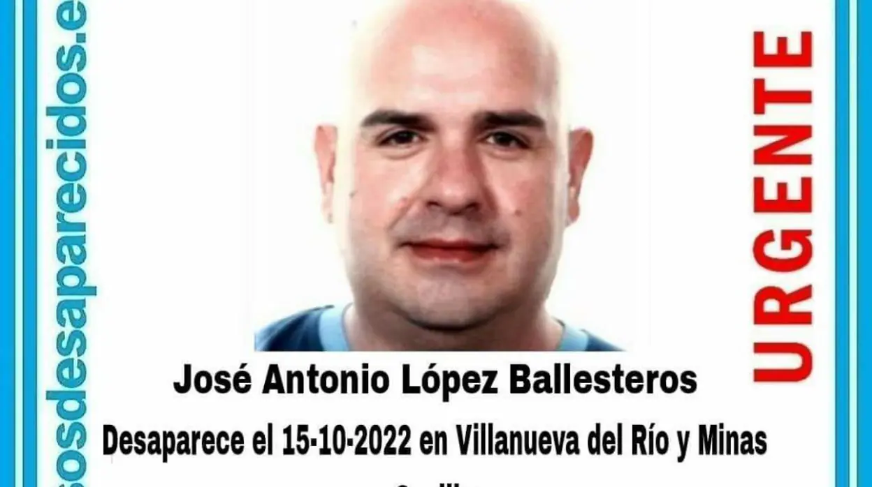 Lanzan una alerta por la desaparición de un hombre de mediana edad en Villanueva del Río y Minas