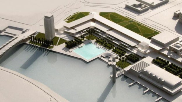 La ordenación de Puerto Triana proyectada por Ricardo Bofill para el sur de la Cartuja