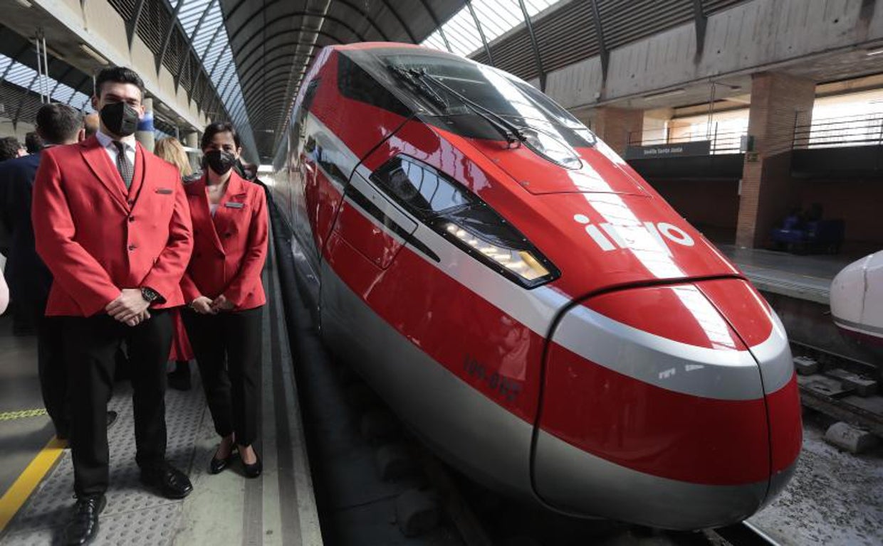 Una imagen de la presentación de los trenes Iryo