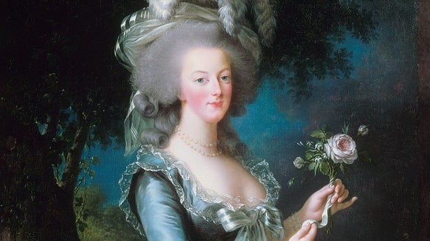 Élisabeth Louise Vigée Le Brun. María Antonieta con una rosa. 1787. Palacio de Versalles