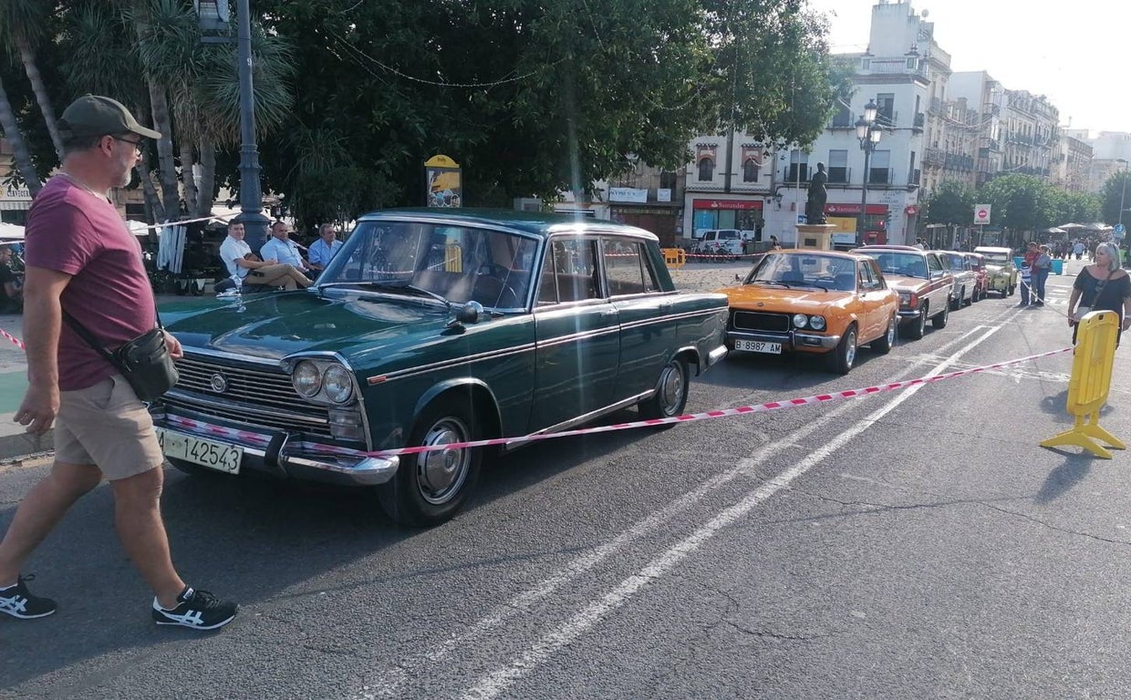 Rodaje de la película 'Te estoy amando locamente' en el Puente de Triana