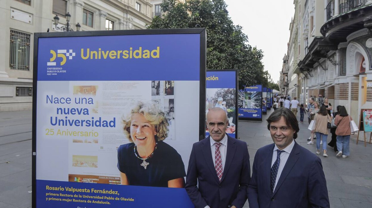 Una exposición en la Avenida recorre los 25 años de la Pablo de Olavide en Sevilla