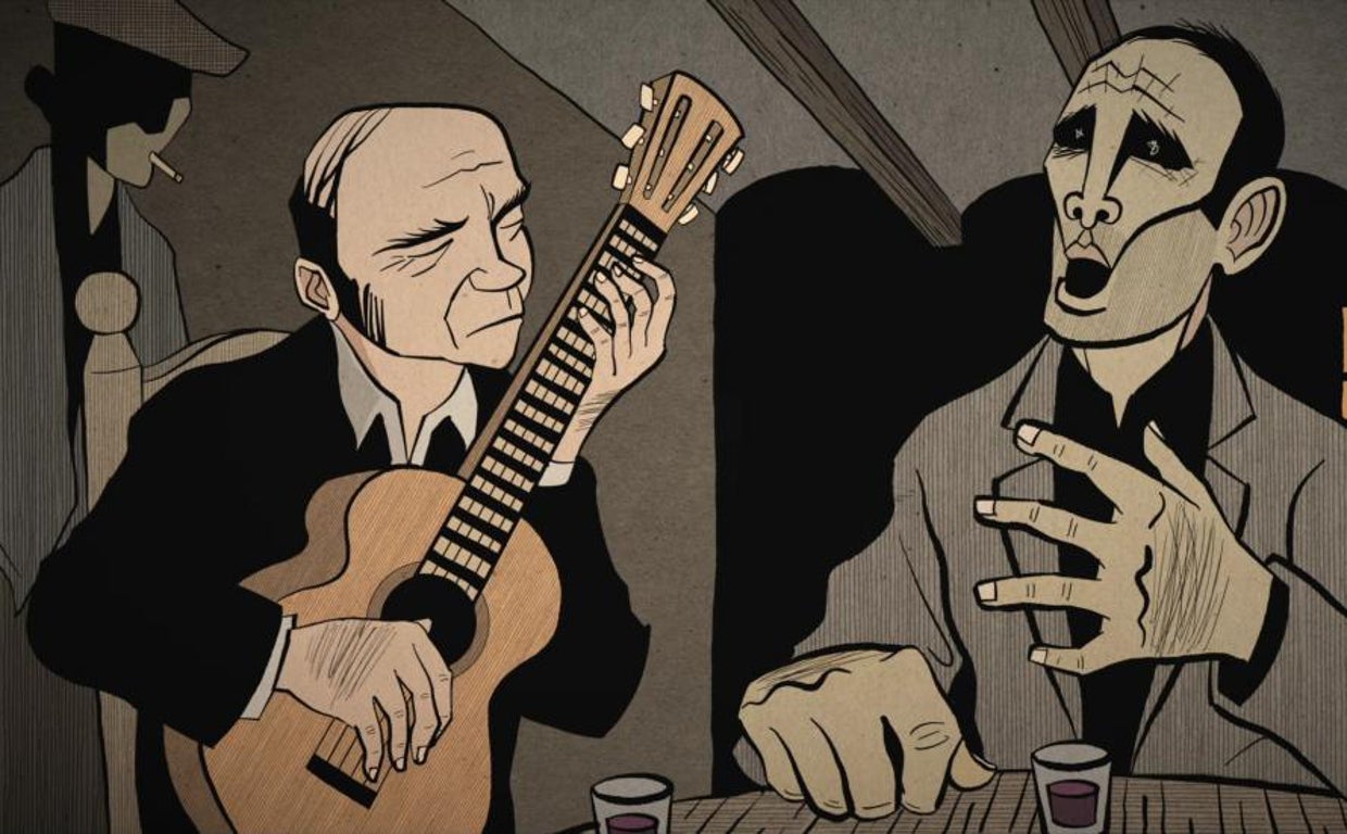 Un fotograma de 'Cante Jondo, Granada 1922'