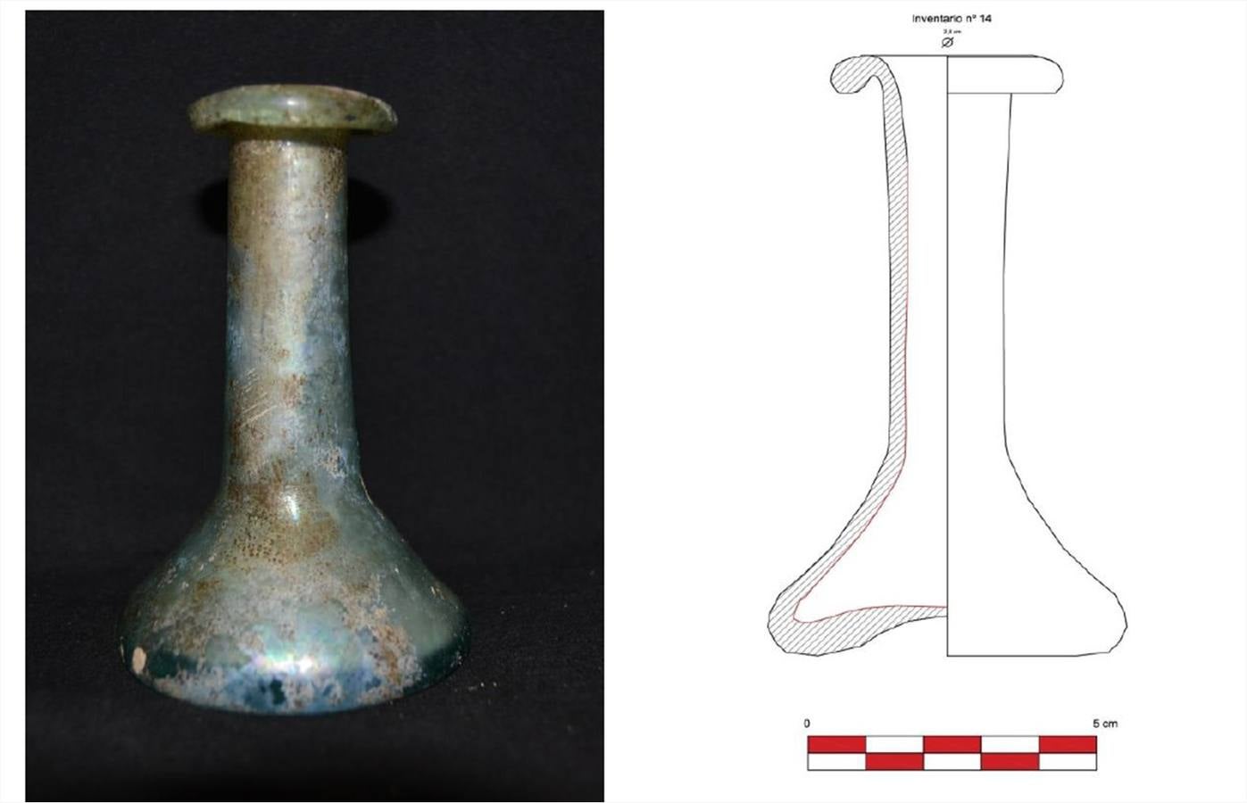 Imágenes de la tumba descubierta por el arqueólogo Alejandro Jiménez y los objetos de valor que albergaba