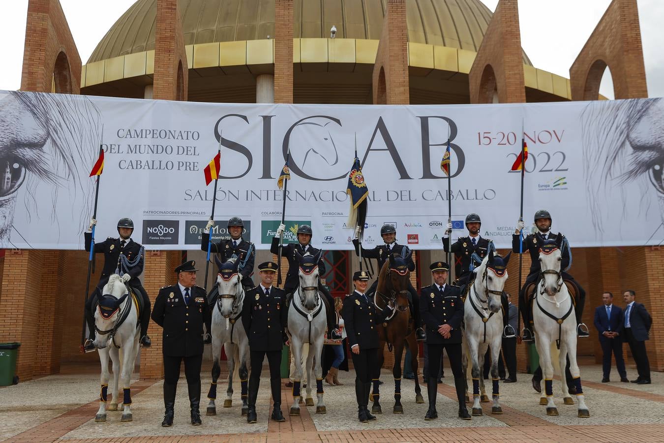 Ambiente este martes de la primera jornada del Salón Internacional del Caballo (Sicab)
