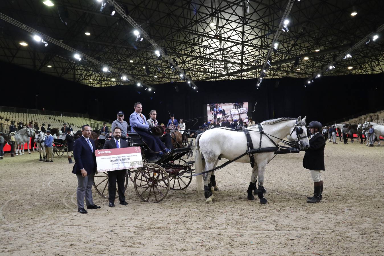 Caballistas y caballos recibieron este domingo sus premios como colofón a una gran edición de Sicab