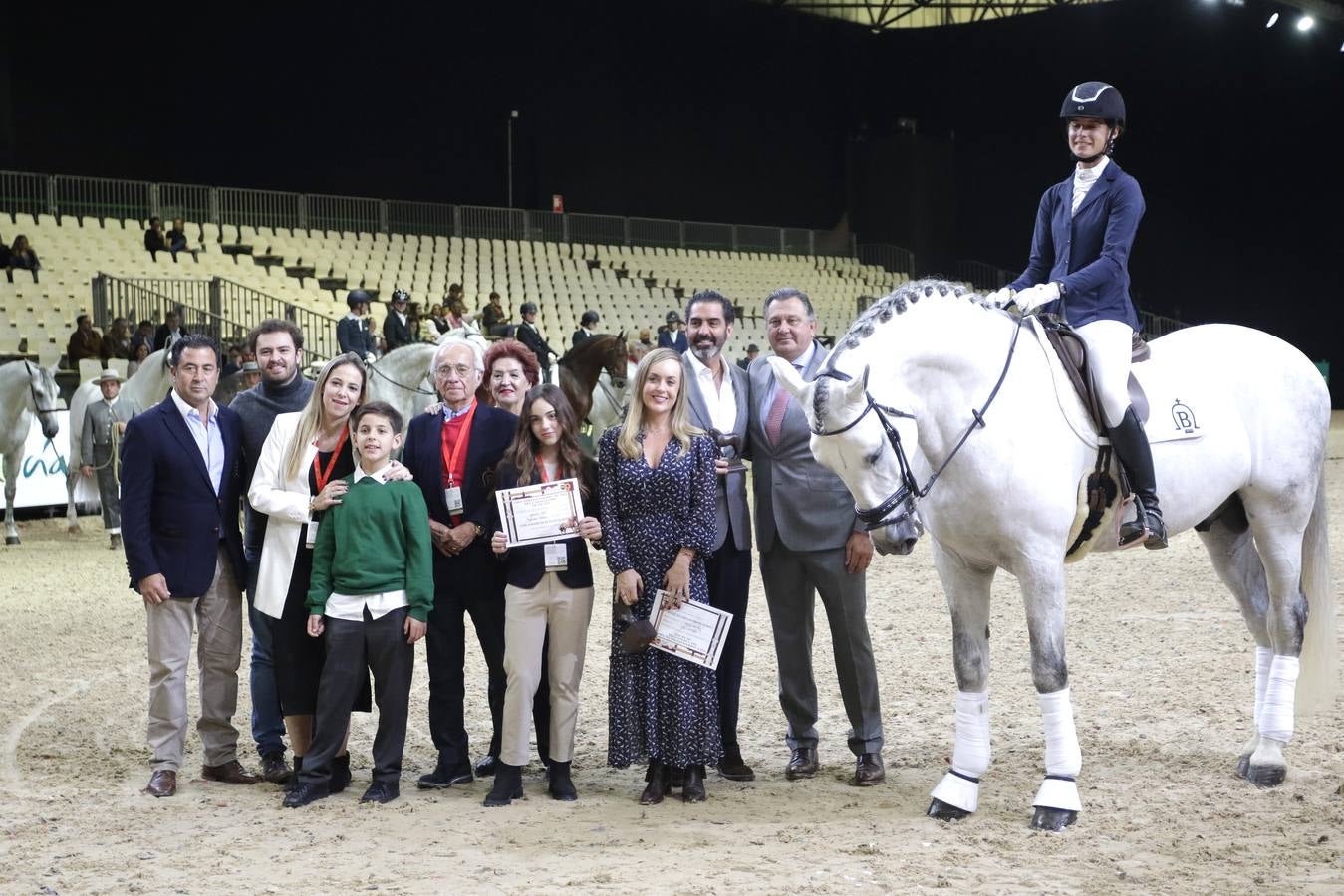 Caballistas y caballos recibieron este domingo sus premios como colofón a una gran edición de Sicab