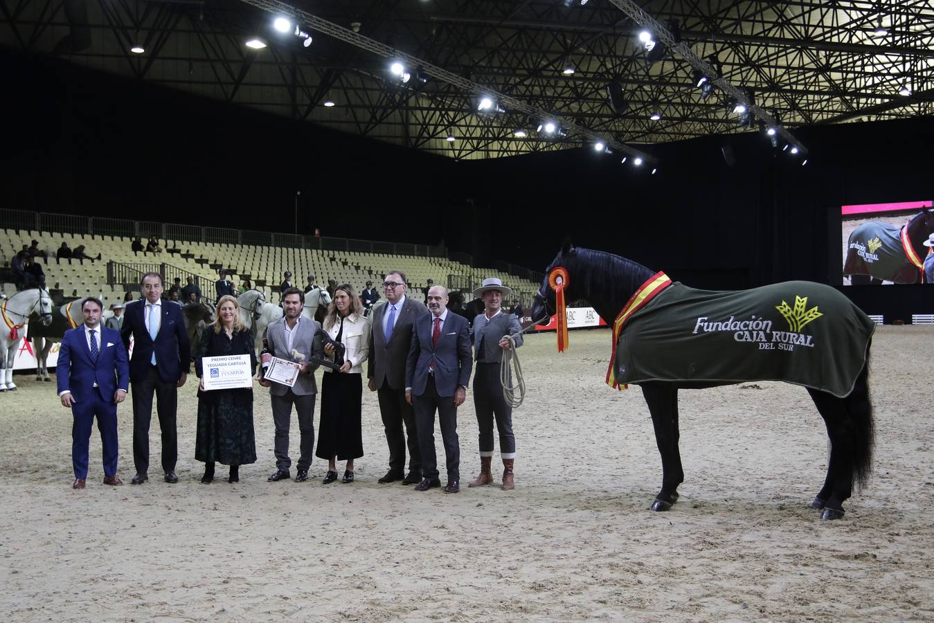 Caballistas y caballos recibieron este domingo sus premios como colofón a una gran edición de Sicab