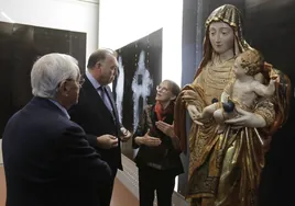 Presentación de la restauración de la escultura 'Virgen con Niño' de Roque de Balduque en el Museo de Bellas Artes de Sevilla