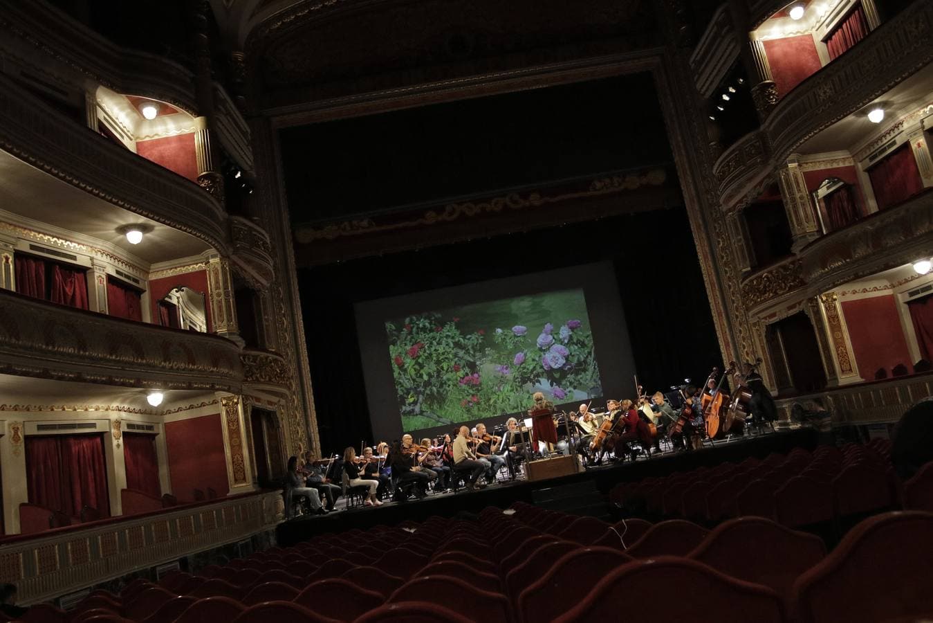 Ensayo general de la Real Orquesta Sinfónica de Sevilla