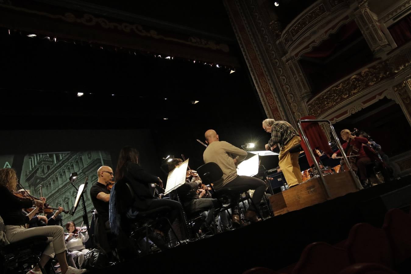 Ensayo general de la Real Orquesta Sinfónica de Sevilla