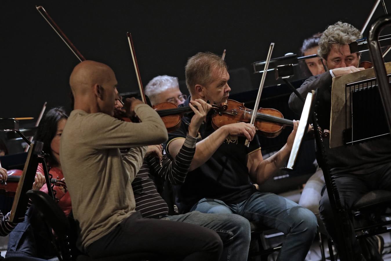 Ensayo general de la Real Orquesta Sinfónica de Sevilla