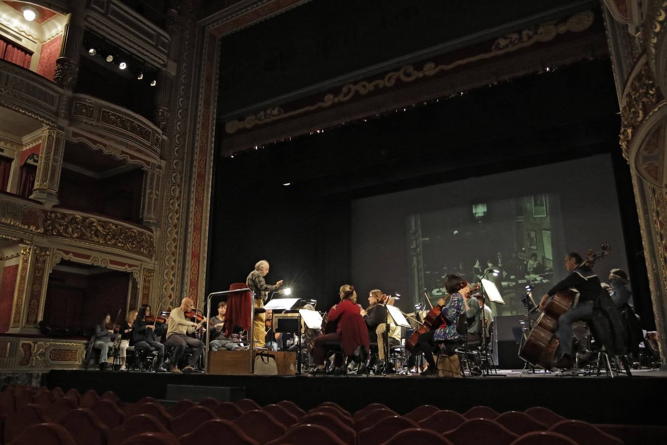 Ensayo general de la Real Orquesta Sinfónica de Sevilla