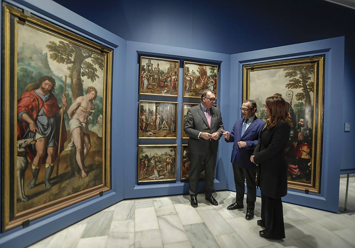 Inauguración de la exposición 'El arte del Renacimiento en Sevilla', en el Museo de Bellas Artes