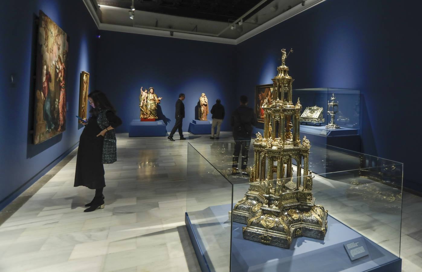 Inauguración de la exposición 'El arte del Renacimiento en Sevilla' en el Bellas Artes