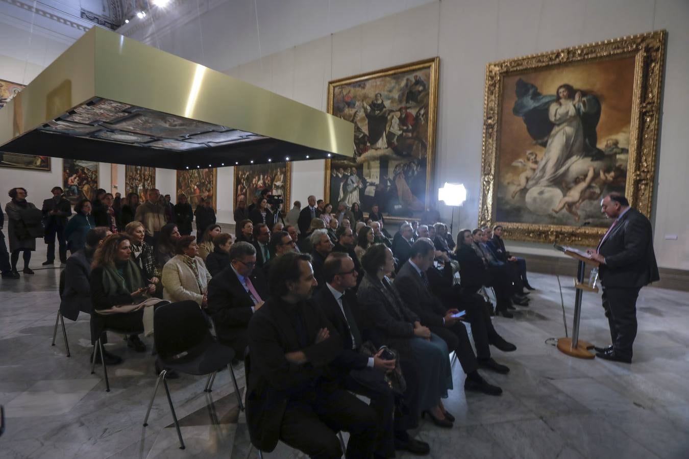 Inauguración de la exposición 'El arte del Renacimiento en Sevilla' en el Bellas Artes