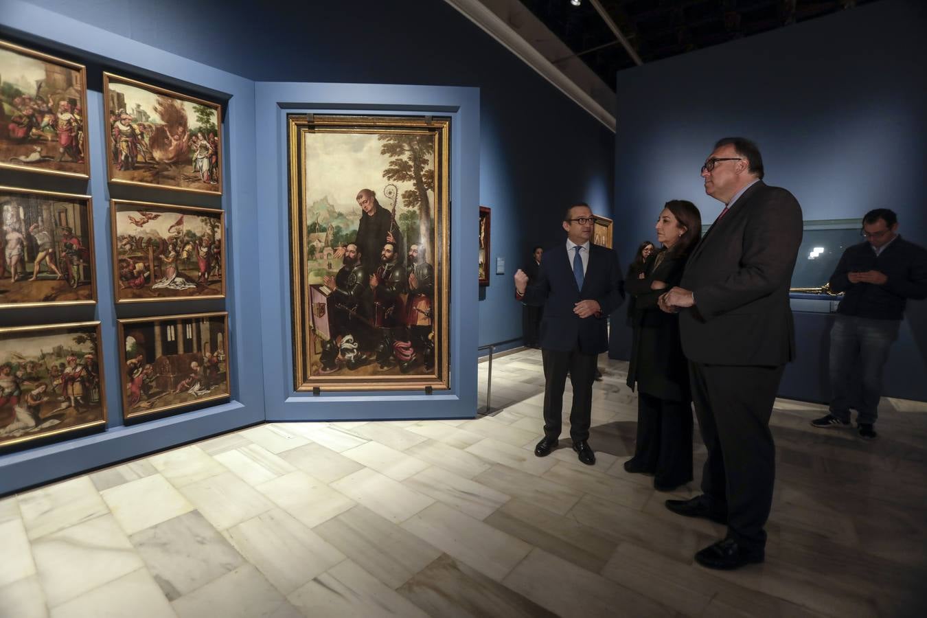 Inauguración de la exposición 'El arte del Renacimiento en Sevilla' en el Bellas Artes