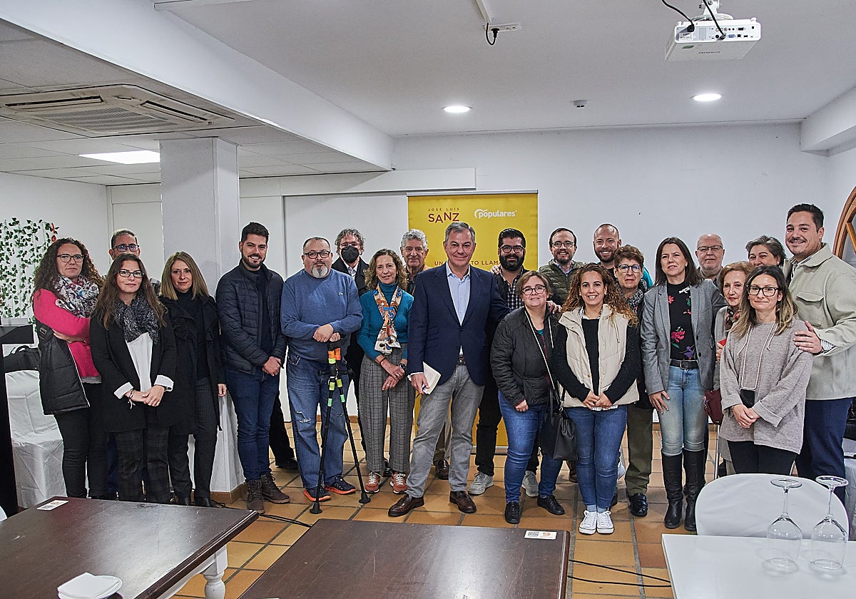 José Luis Sanz, en el acto donde presentó su programa de accesibilidad e inclusión