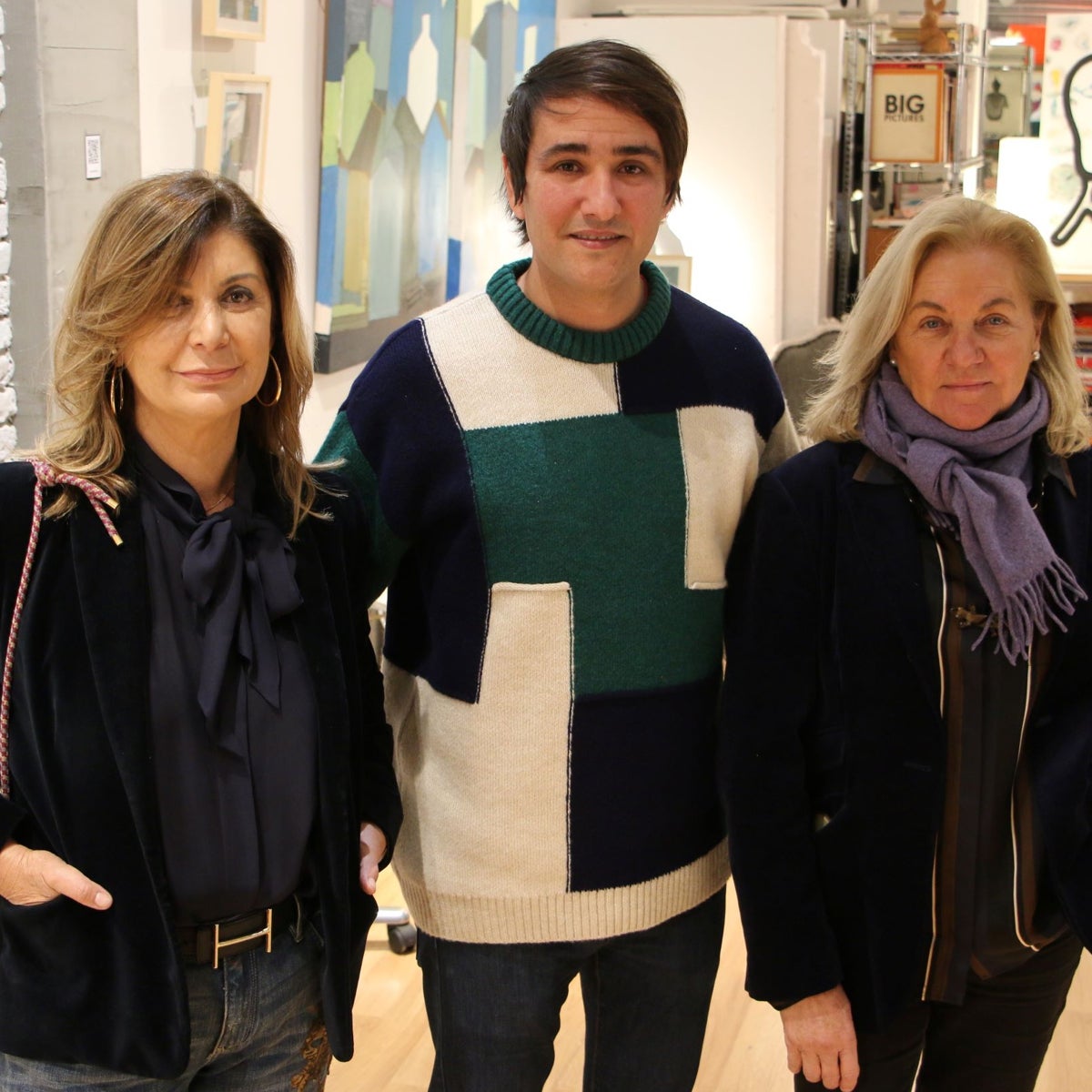 Exposición 'Trío de ases' en Espacio EXZéntrico