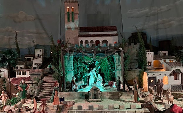 Detalle del Belén de Alcalá del Río