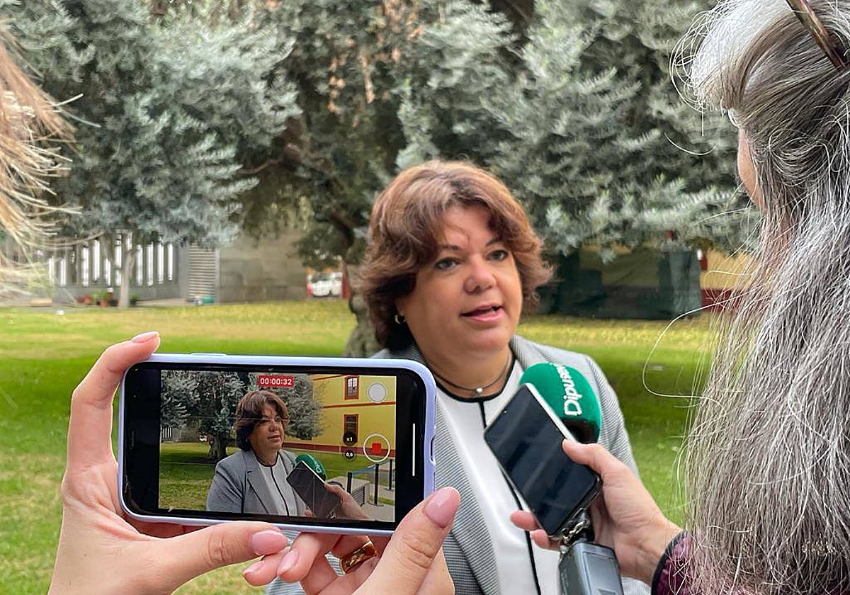 María Eugenia Moreno, portavoz del PP en la Diputación de Sevilla