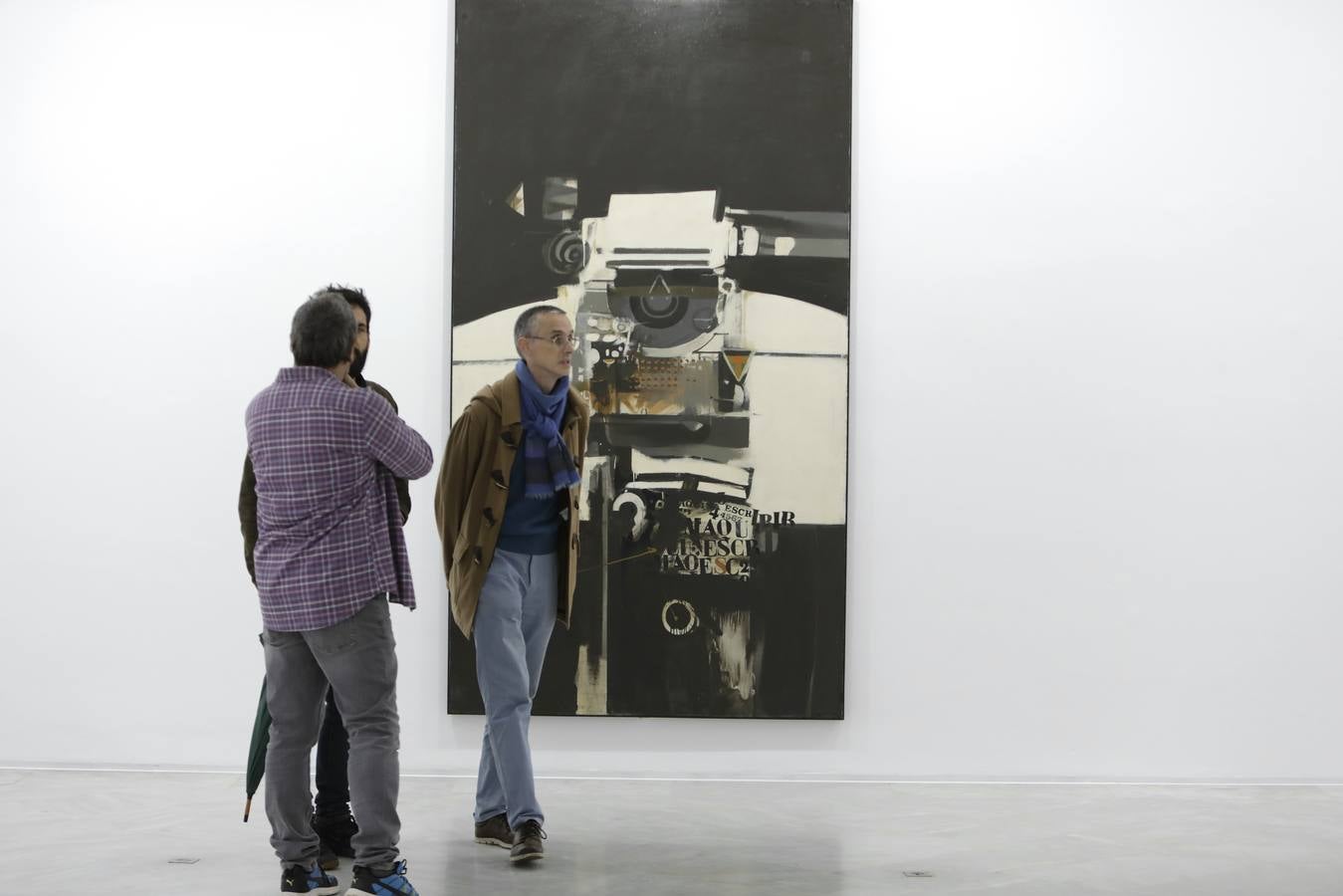 Presentación de la exposición "Devenir pinturas" en el CAAC de Sevilla