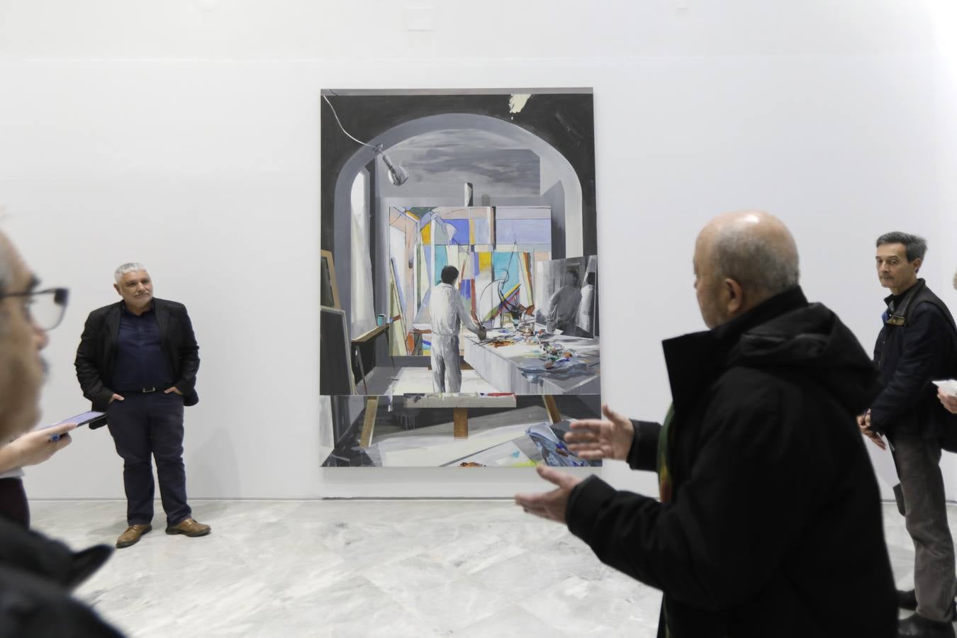 Presentación de la exposición "Devenir pinturas" en el CAAC de Sevilla