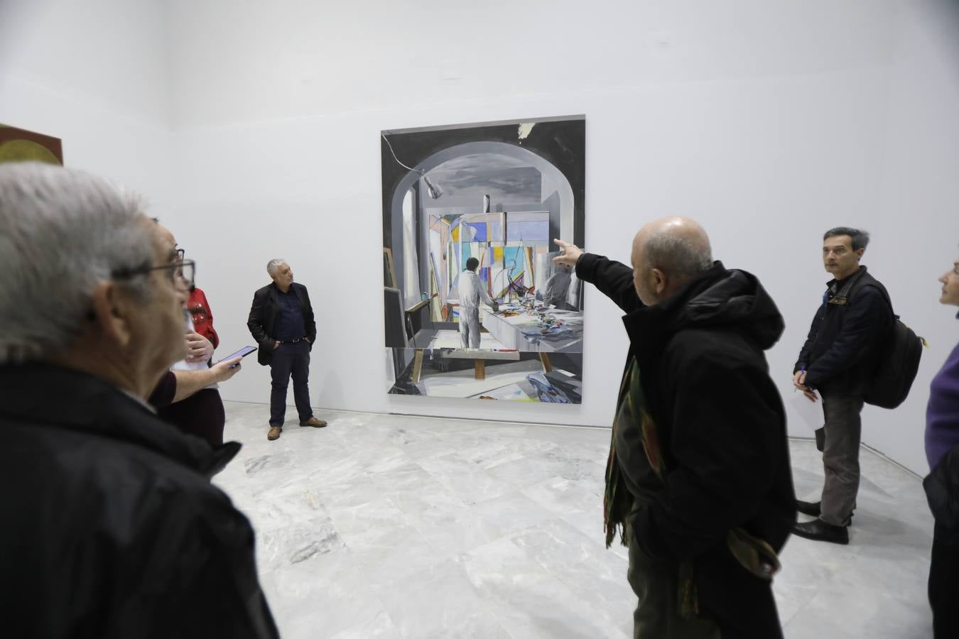 Presentación de la exposición "Devenir pinturas" en el CAAC de Sevilla