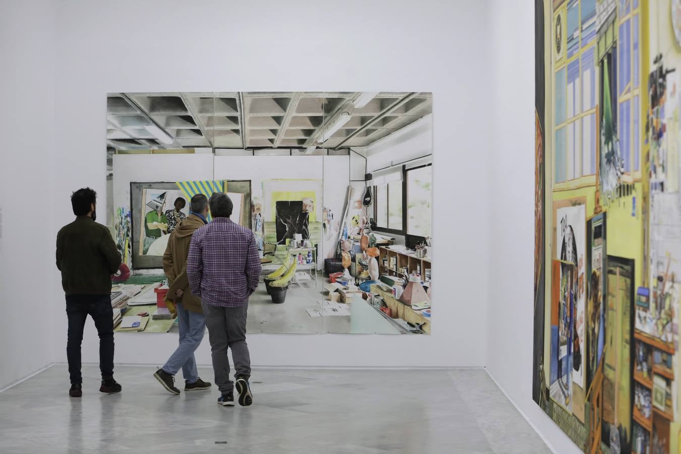 Presentación de la exposición "Devenir pinturas" en el CAAC de Sevilla