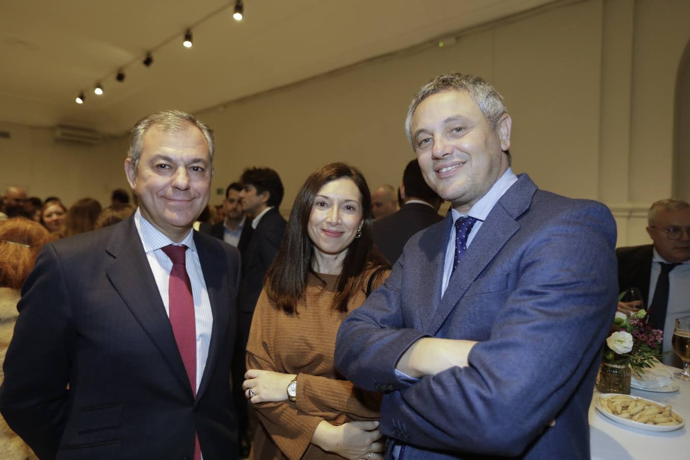 José Luis Sanz, Alejandra Navarro y Alberto García Reyes