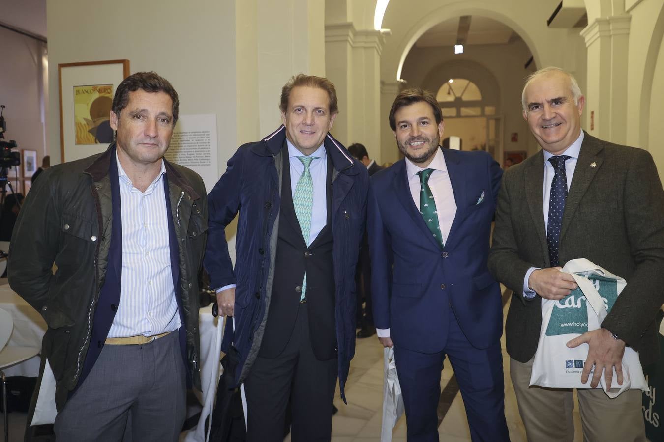 Guillermo Revuelta, José Antonio Sevillano, Miguel Roda y Fernando Briones